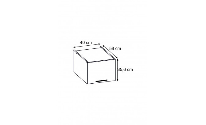 Adapteris ledusskapim TUPO 40 LUNA EICHE GOLD